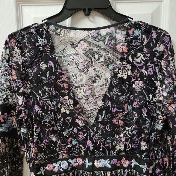 Free People Cherry Blossom Lace Dress 4 - Picture 9 of 12